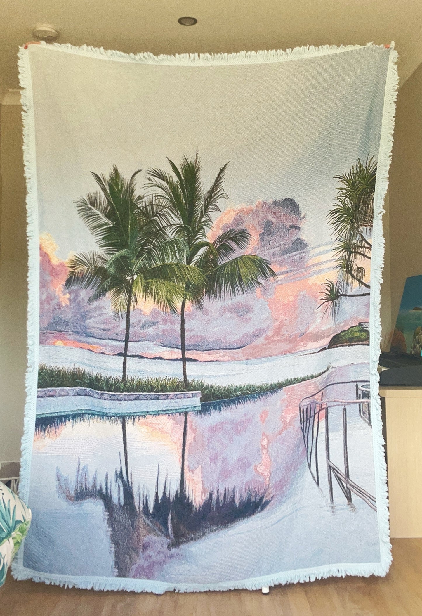 Morning Dip Throw Rug