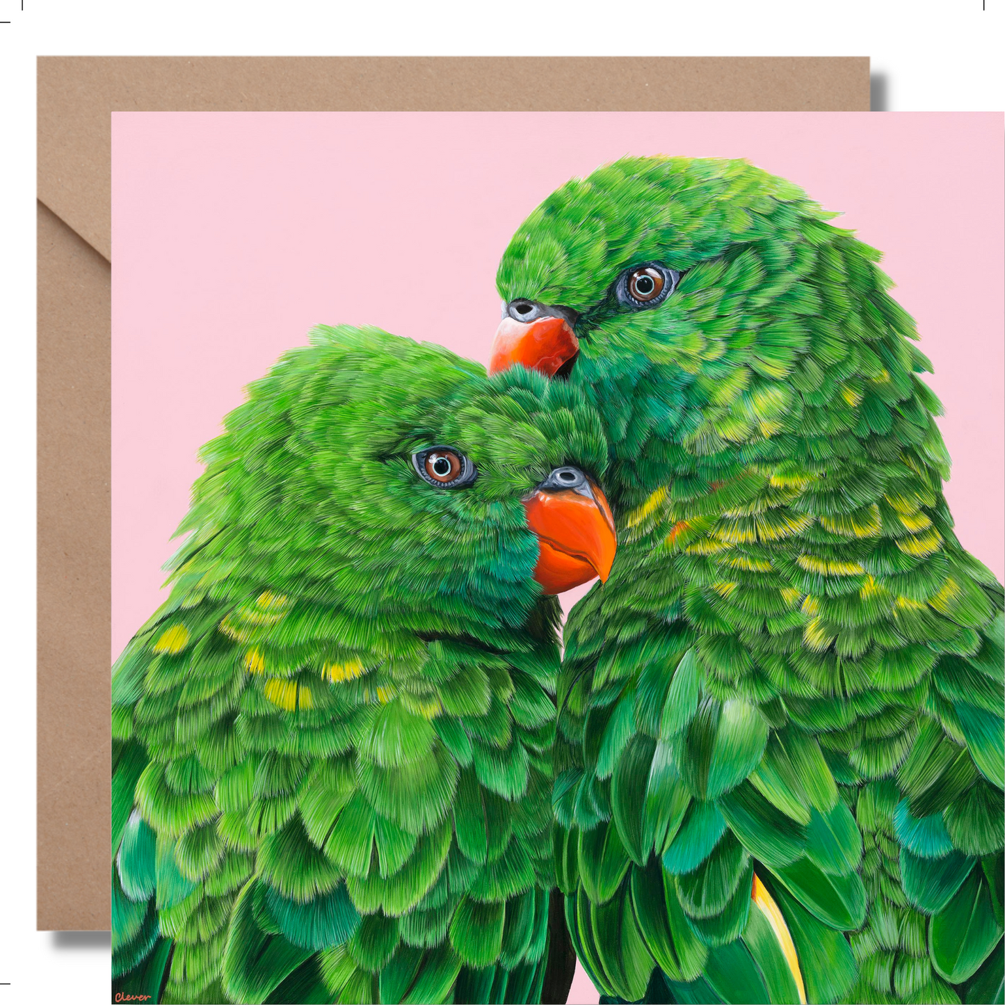 Greeting Card  "Pickles and Olive”