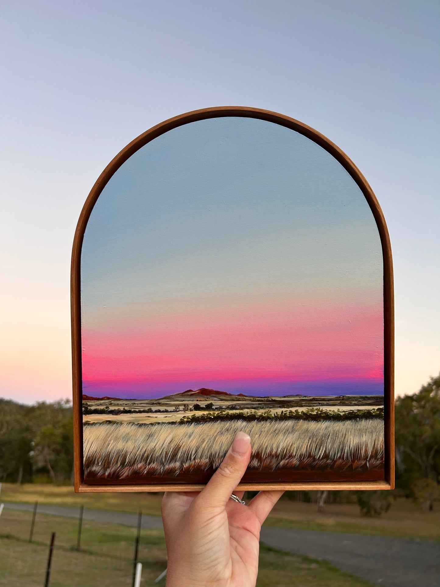 Sunrise Over the Pilbara Arch Frame