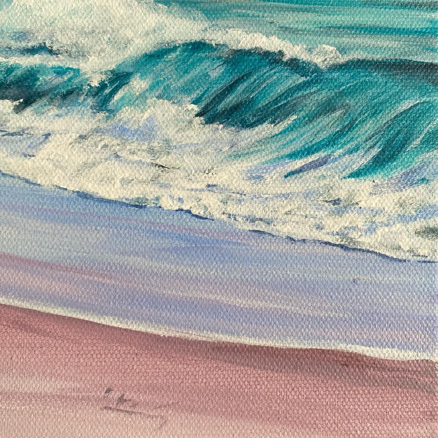Original Canvas | Sunrise Over Surfers