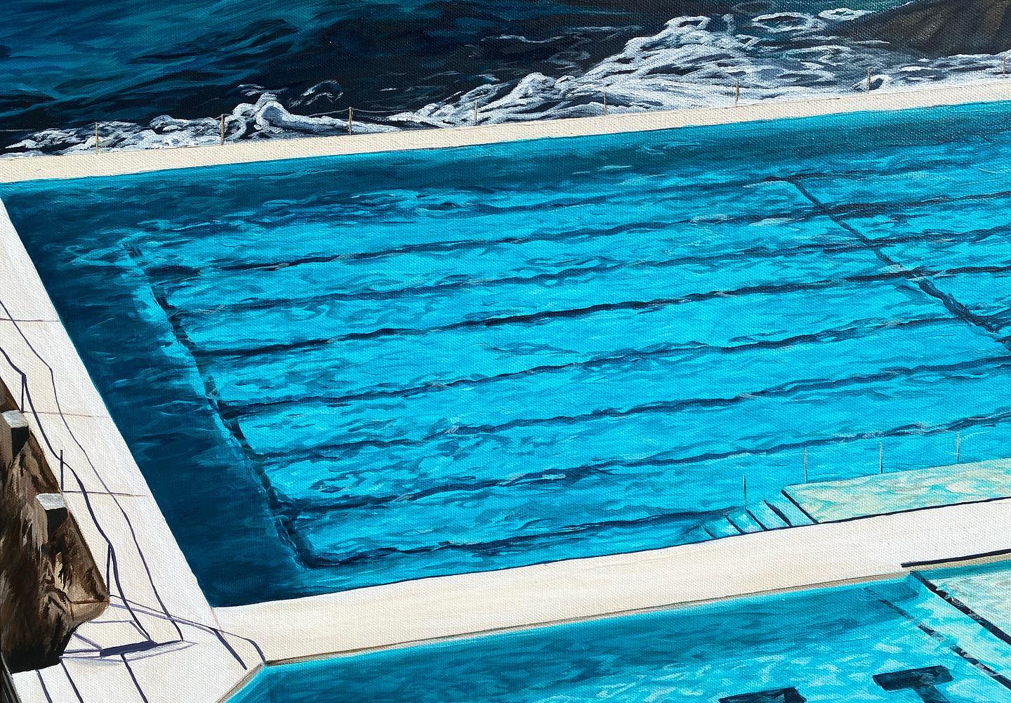 Original Canvas | Bondi Icebergs
