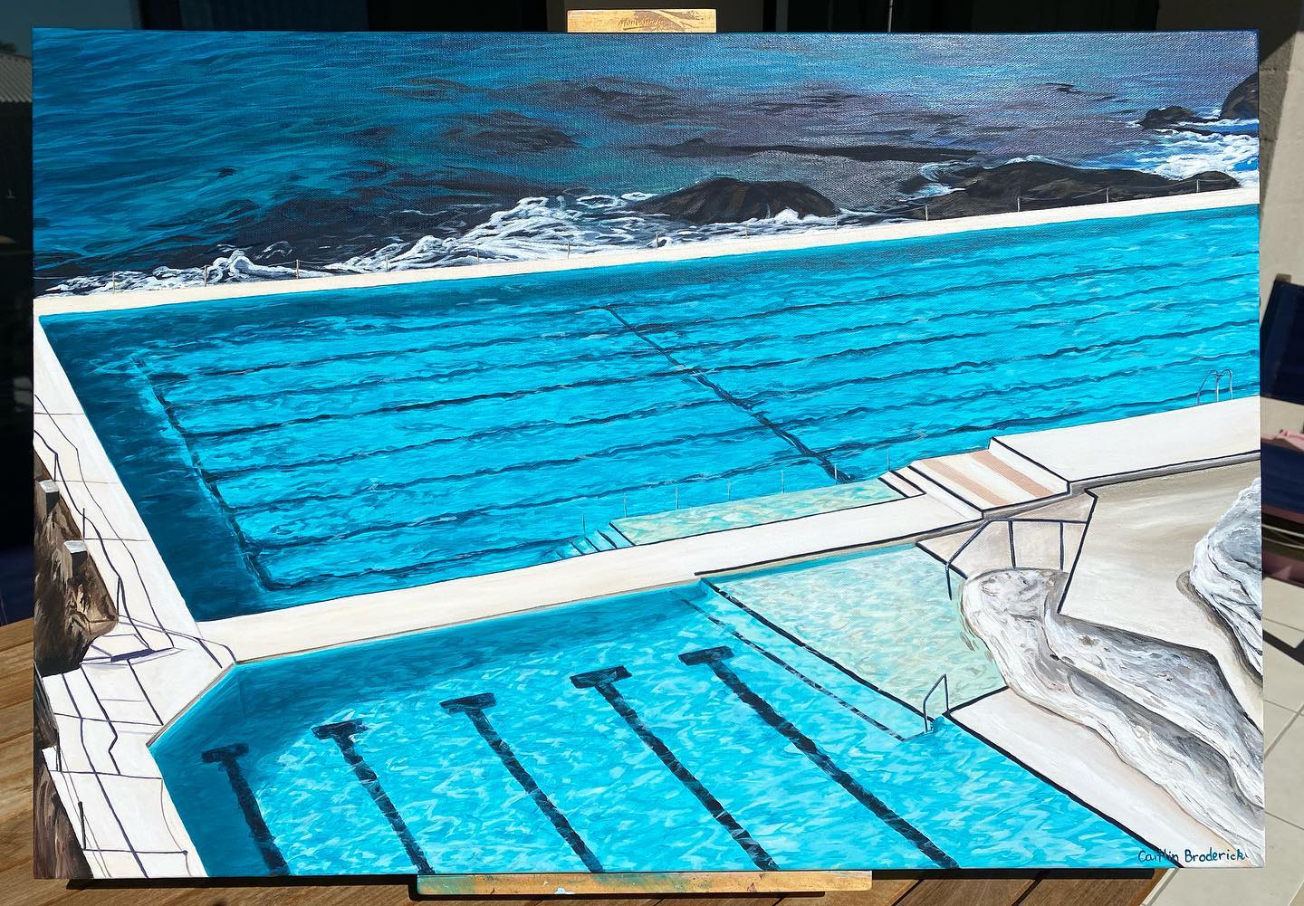 Original Canvas | Bondi Icebergs