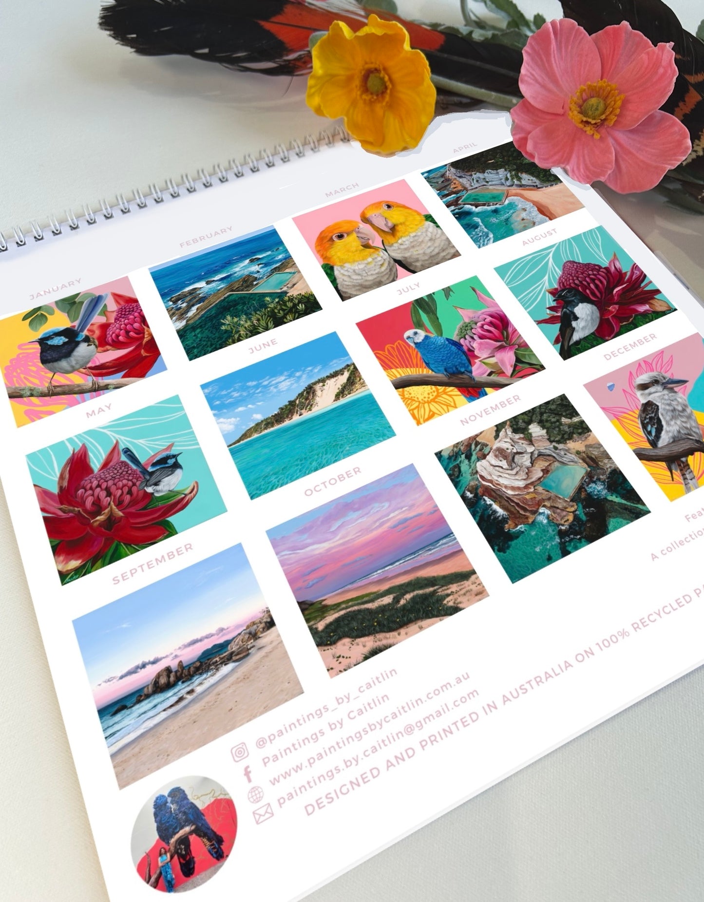 Pre-Sale 2027 Beaches and Birds Calendar