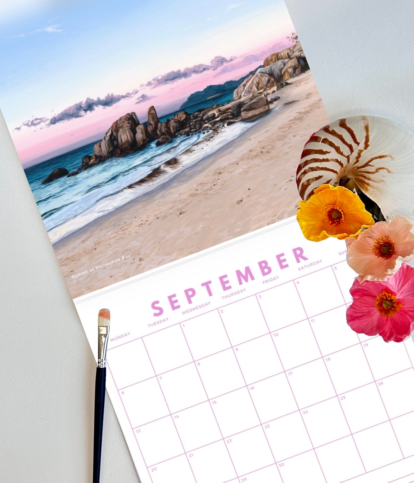 Pre-Sale 2027 Beaches and Birds Calendar