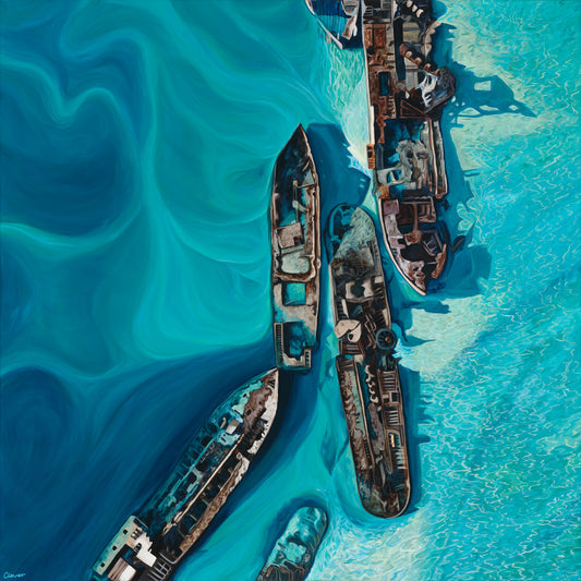Print - Tangalooma Wrecks