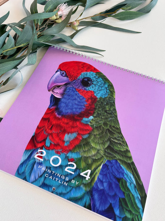 2024 Calendar Birds of Australia 2 for $65