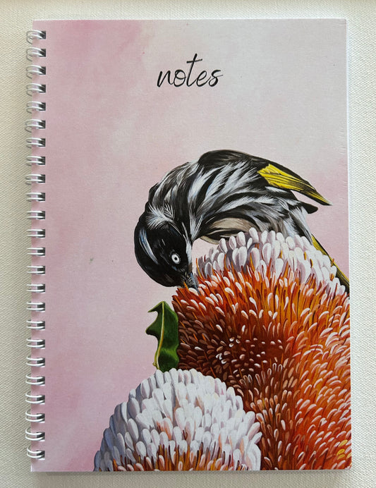 Notebook | Harriet the New Holland Honeyeater