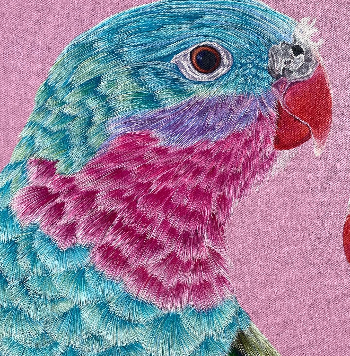 Original Canvas - Princess Parrots