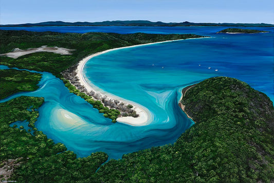 Print - Leekes Creek Great Keppel Island