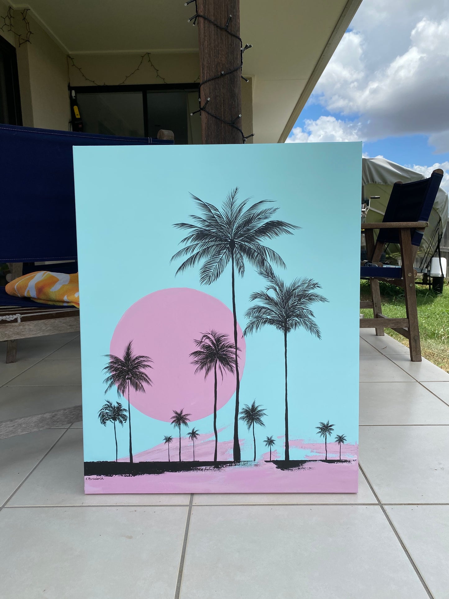 Original Canvas | Sunrise in Paradise