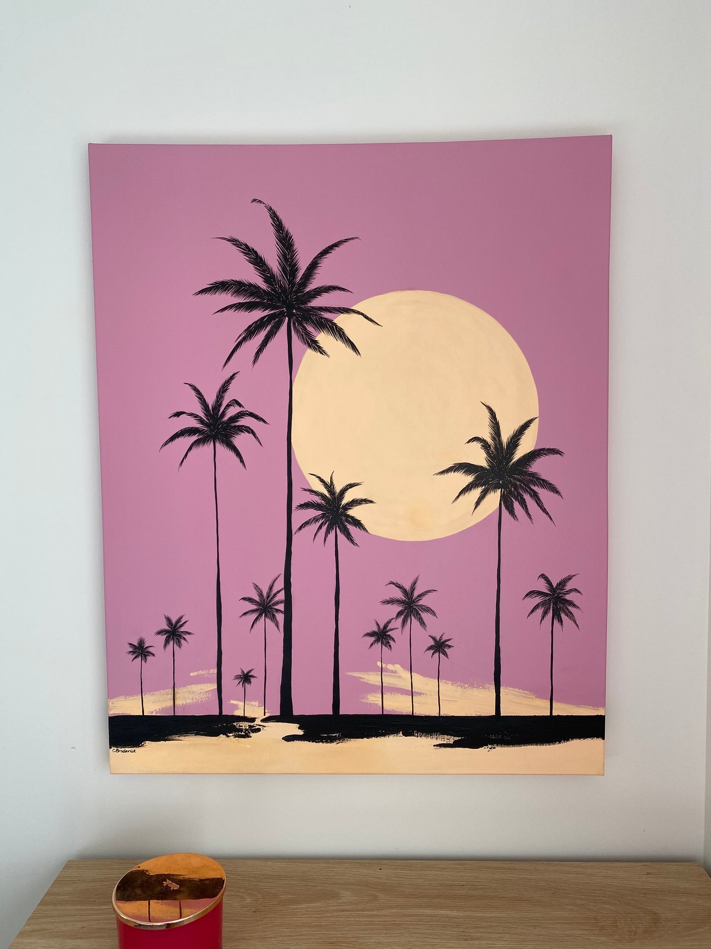 Original Canvas | Sunset in Paradise