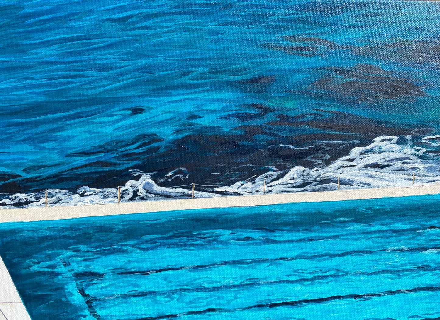 Original Canvas | Bondi Icebergs