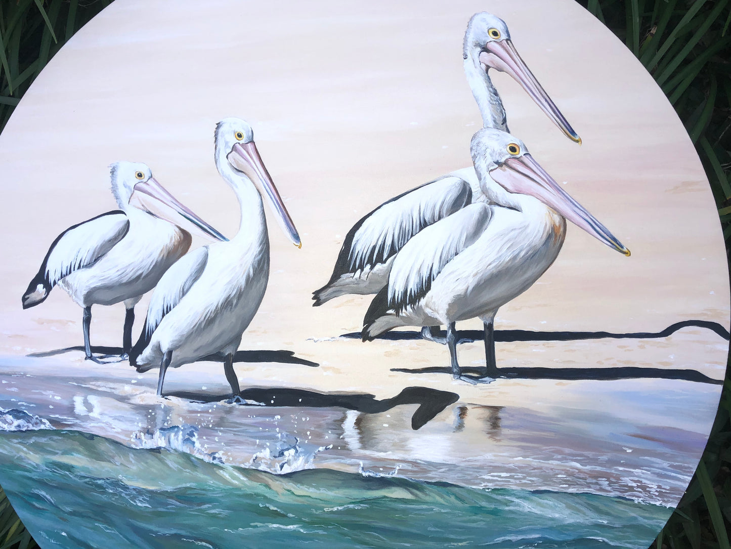 Original Canvas | Pelicans at Fraser Island