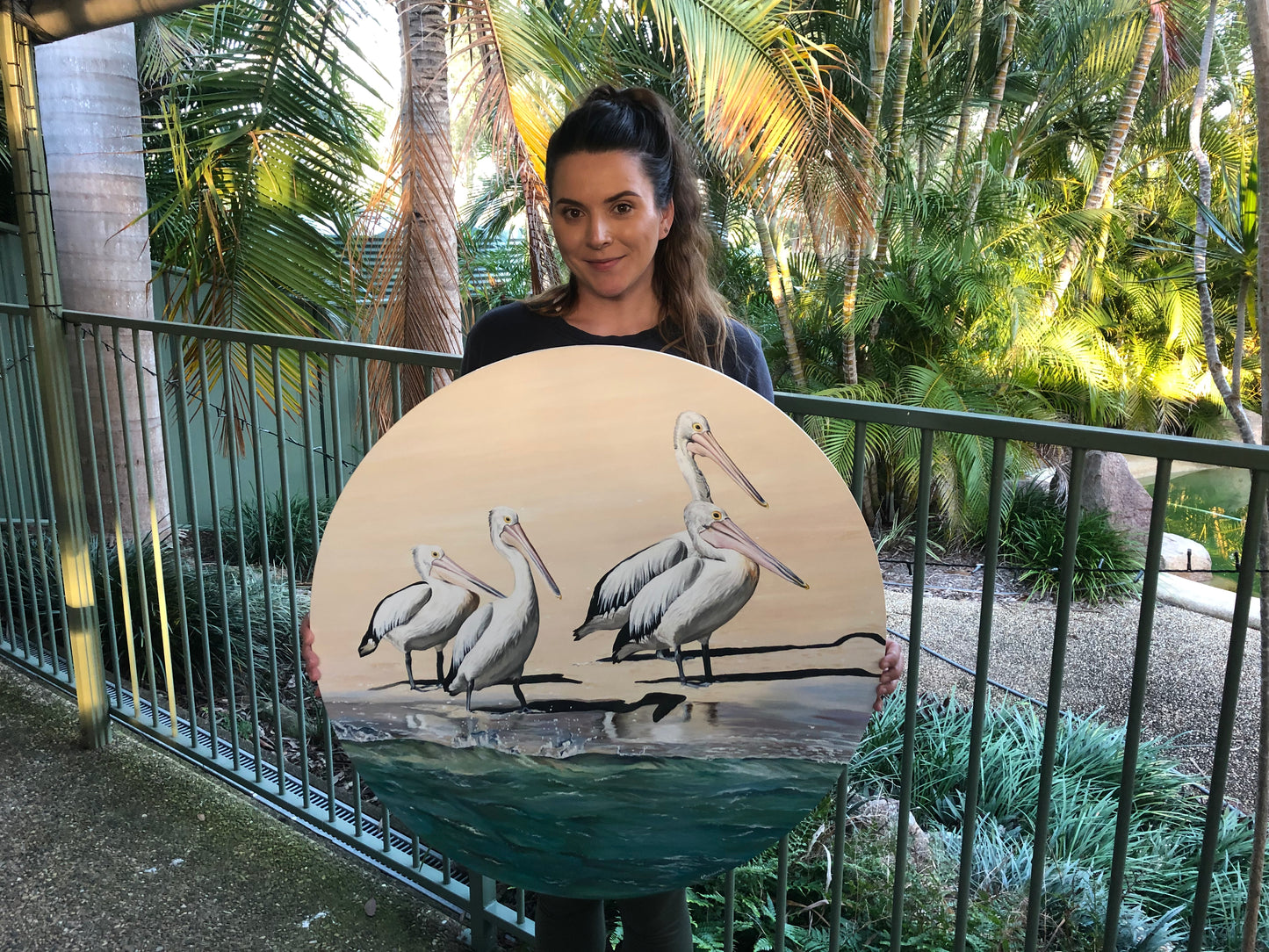 Original Canvas | Pelicans at Fraser Island