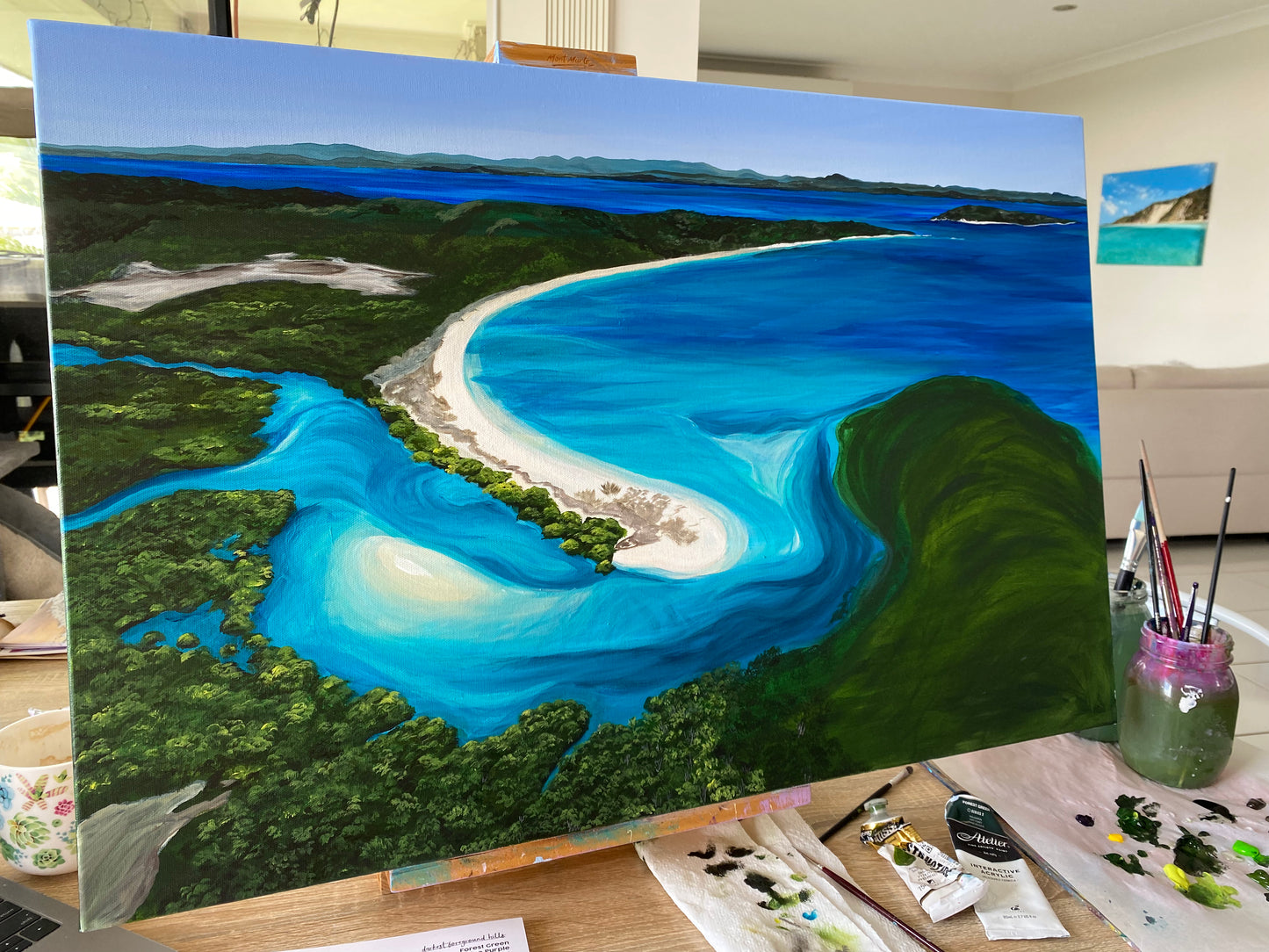 Original Canvas | Leekes Creek Great Keppel Island