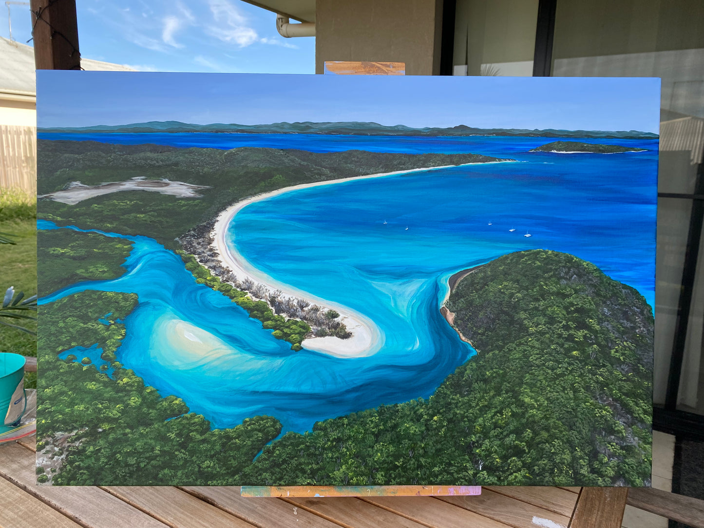 Original Canvas | Leekes Creek Great Keppel Island