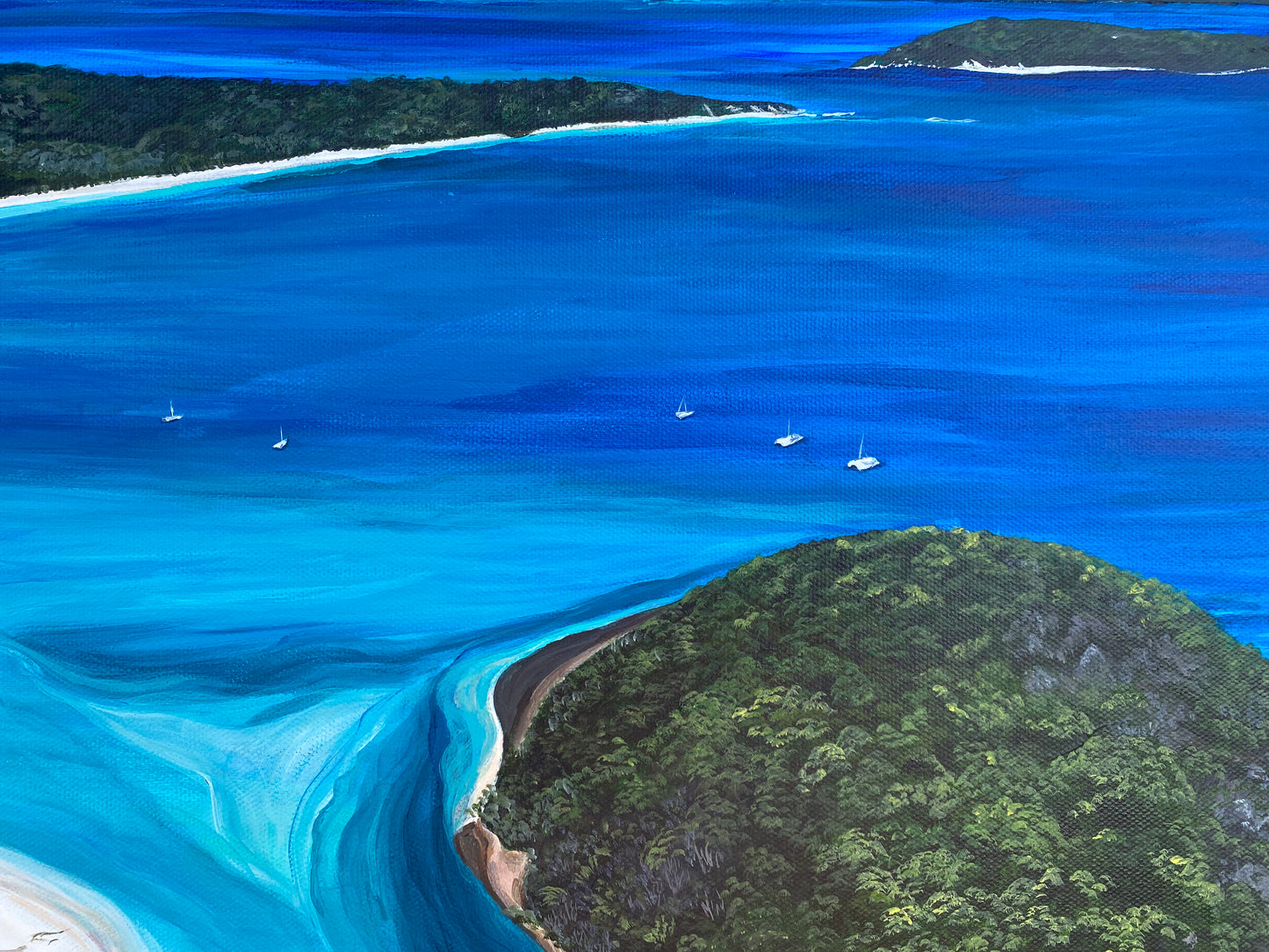 Original Canvas | Leekes Creek Great Keppel Island