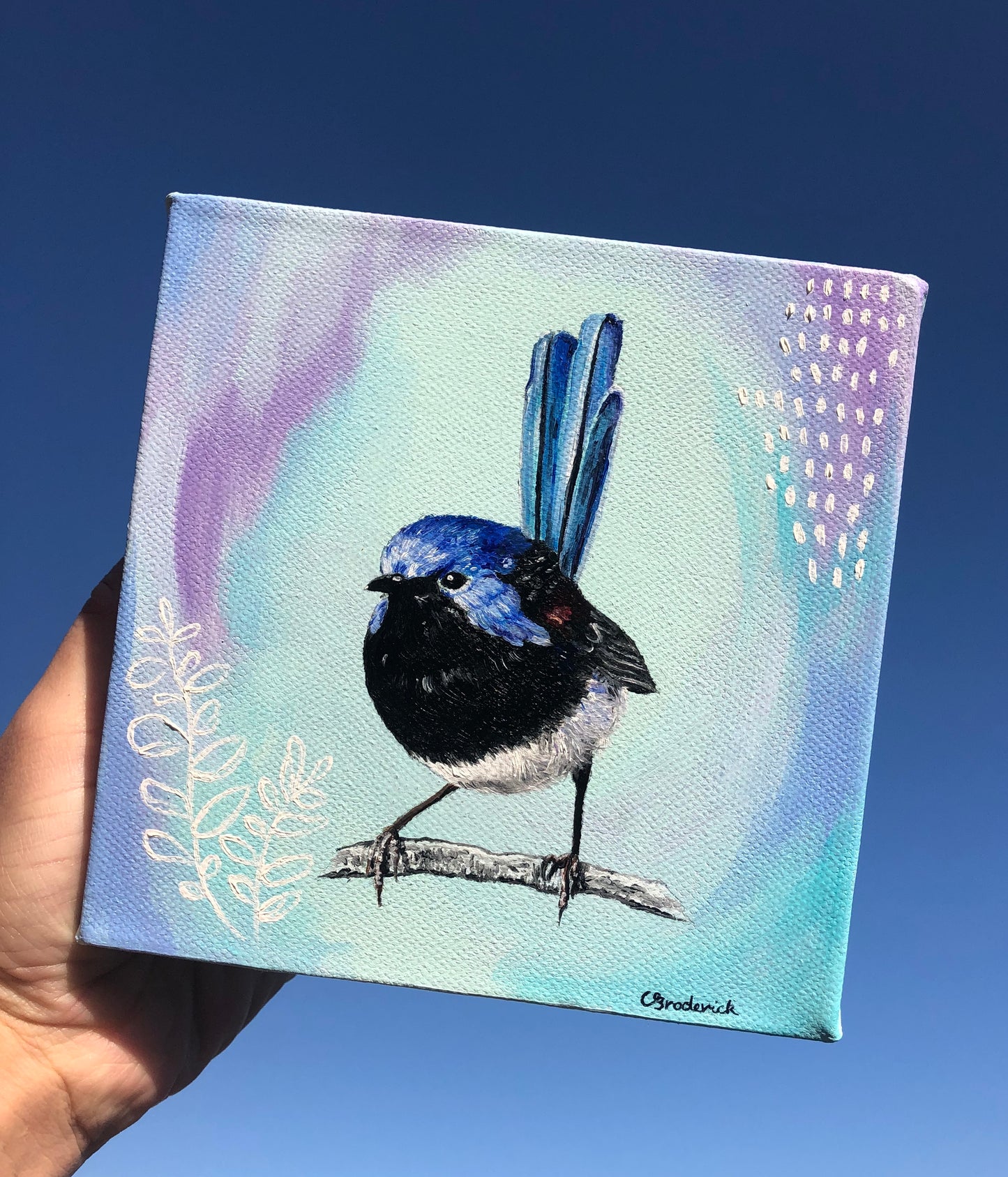 Original Canvas | Fairy Wren