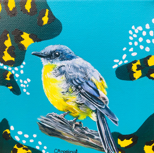 Original Canvas | Eastern Yellow Robin